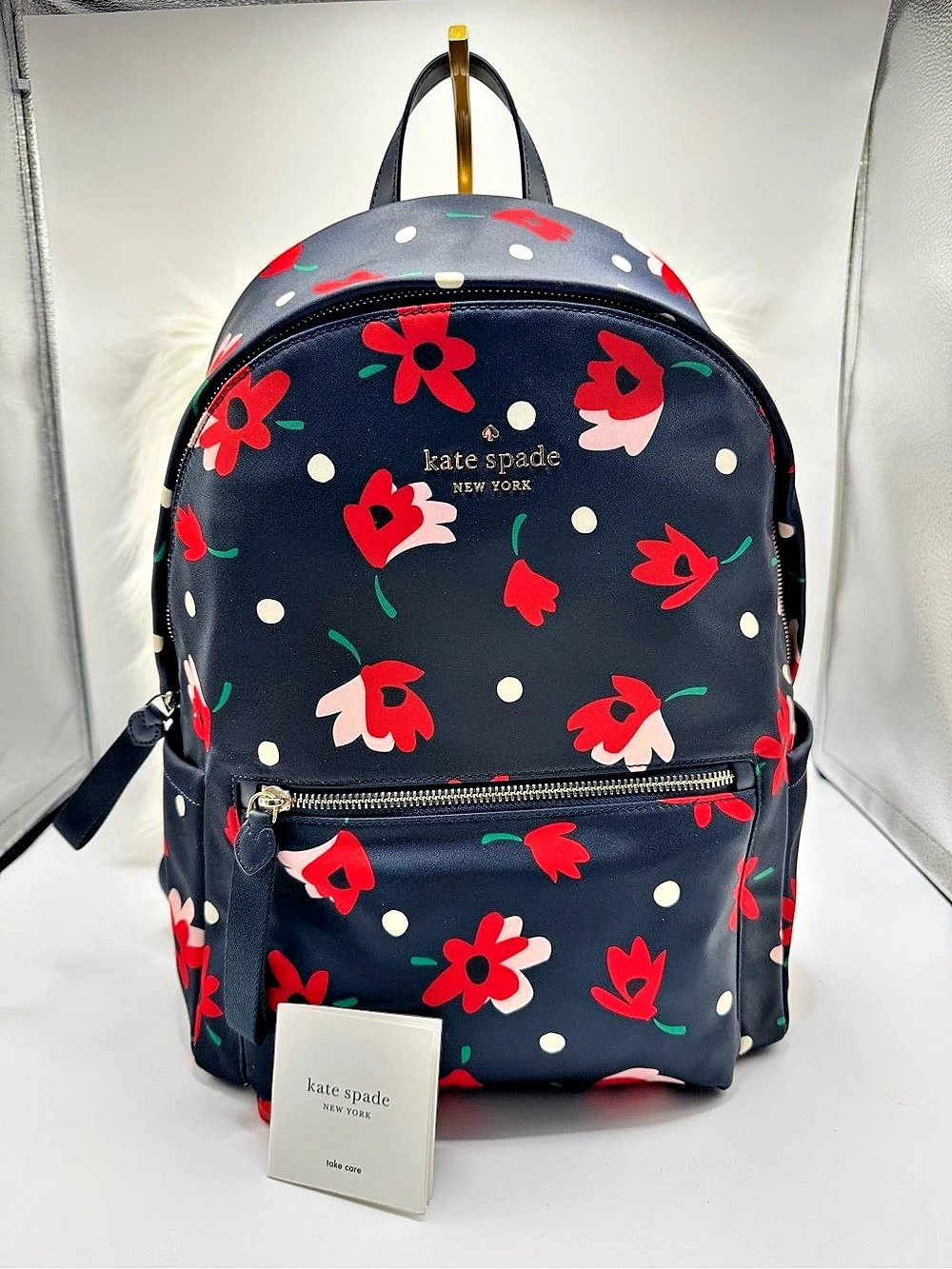Kate Spade large floral backpack